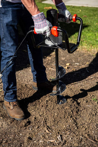 XtremepowerUS safety lock prevents accidental starts during hole digging.