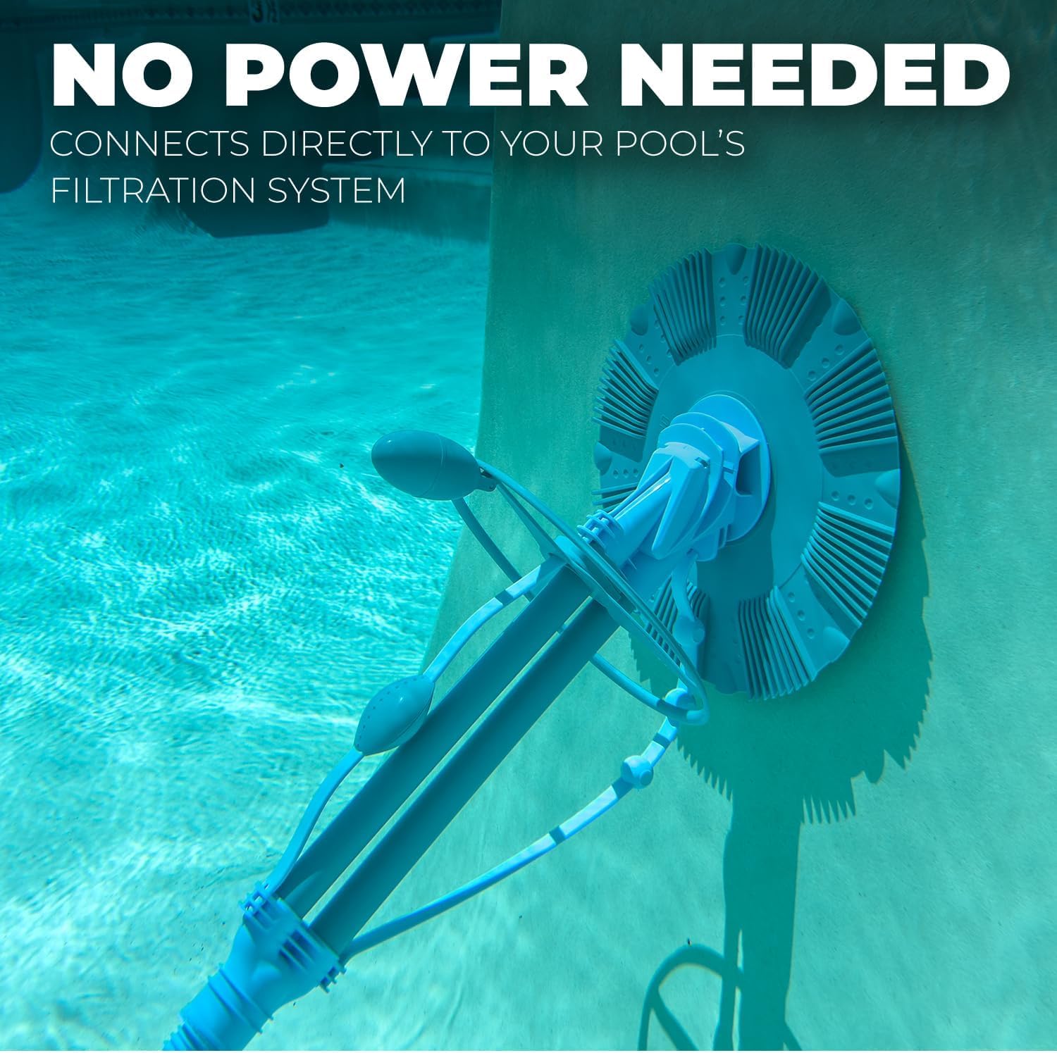 XtremepowerUS suction hose connection to filter for efficient cleaning