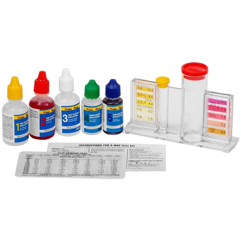 XtremepowerUS blue case keeps test components organized between uses.