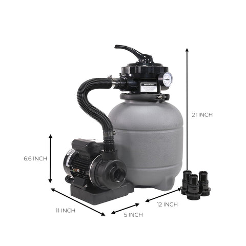 XtremepowerUS up-to-10,000-gallon compatibility shown for real-world use
