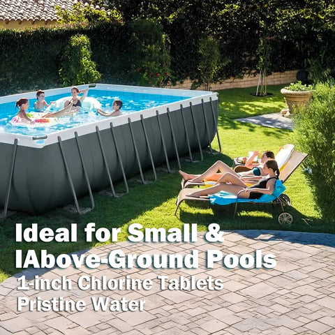 XtremepowerUS XtremeClear tabs suitable for saltwater pools.