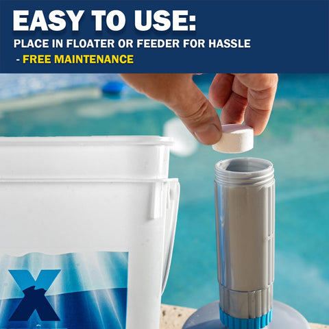 XtremepowerUS Xtremeclear slow-dissolving tabs extend maintenance intervals