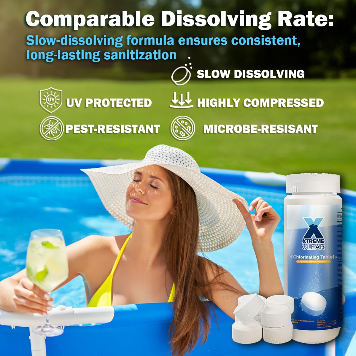 Packaging highlights UV-stable formula for extended sanitization with XtremepowerUS.