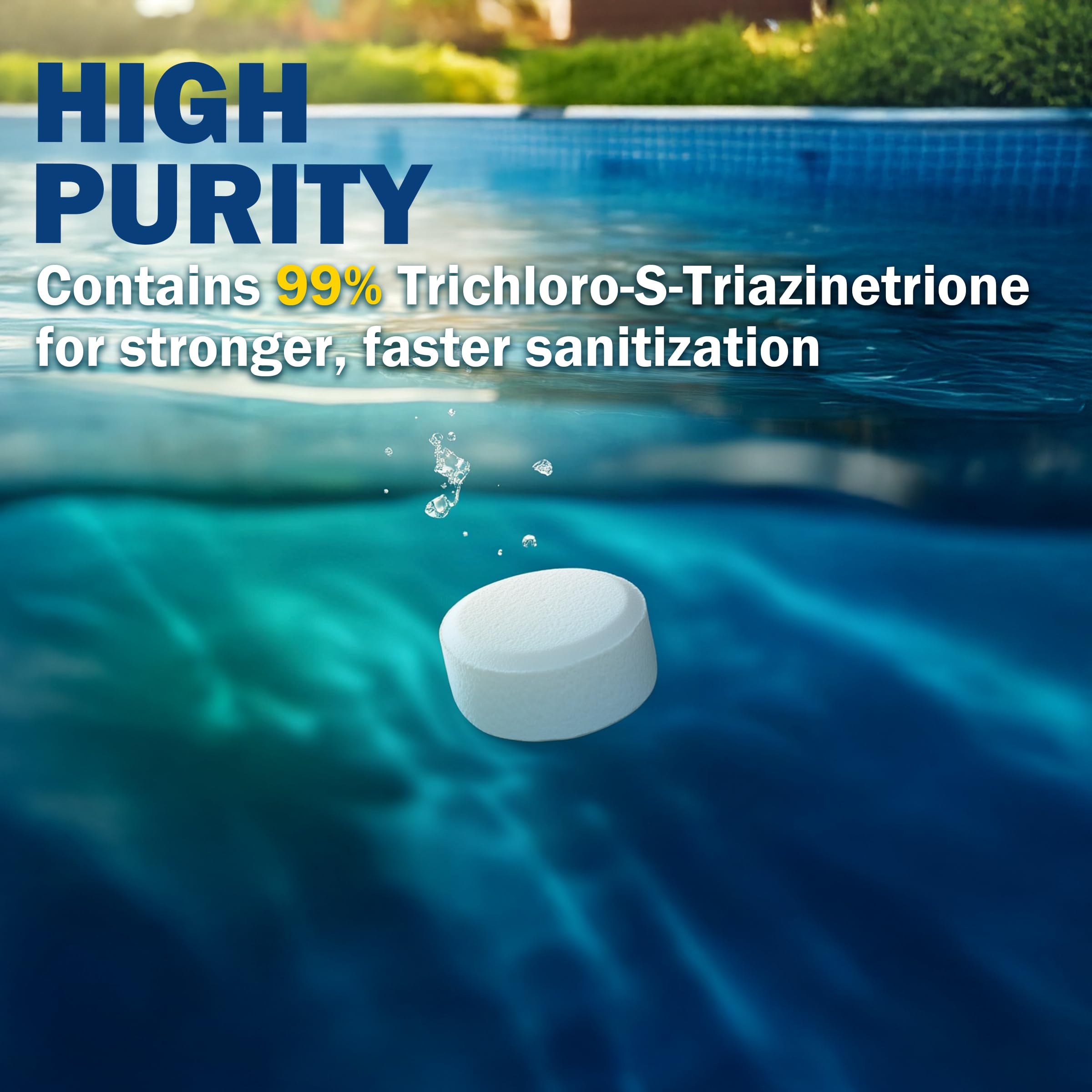 XtremepowerUS XtremeClear tabs indicate water savings and fewer replacements.