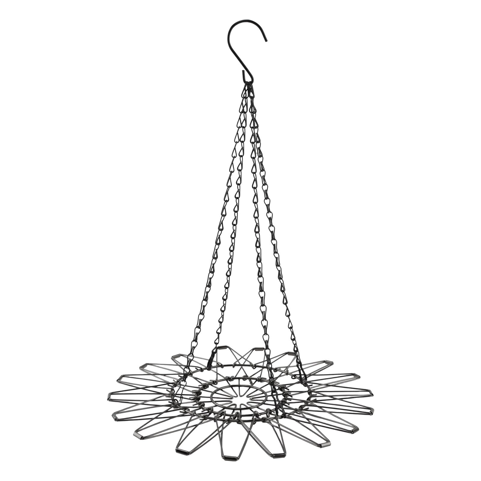 XuYelora chicken feeder inside a coop keeps food off the ground for cleaner surroundings.
