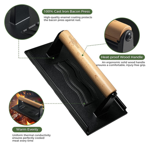 XUDAKAIXIN press features an ergonomic handle for secure grip.