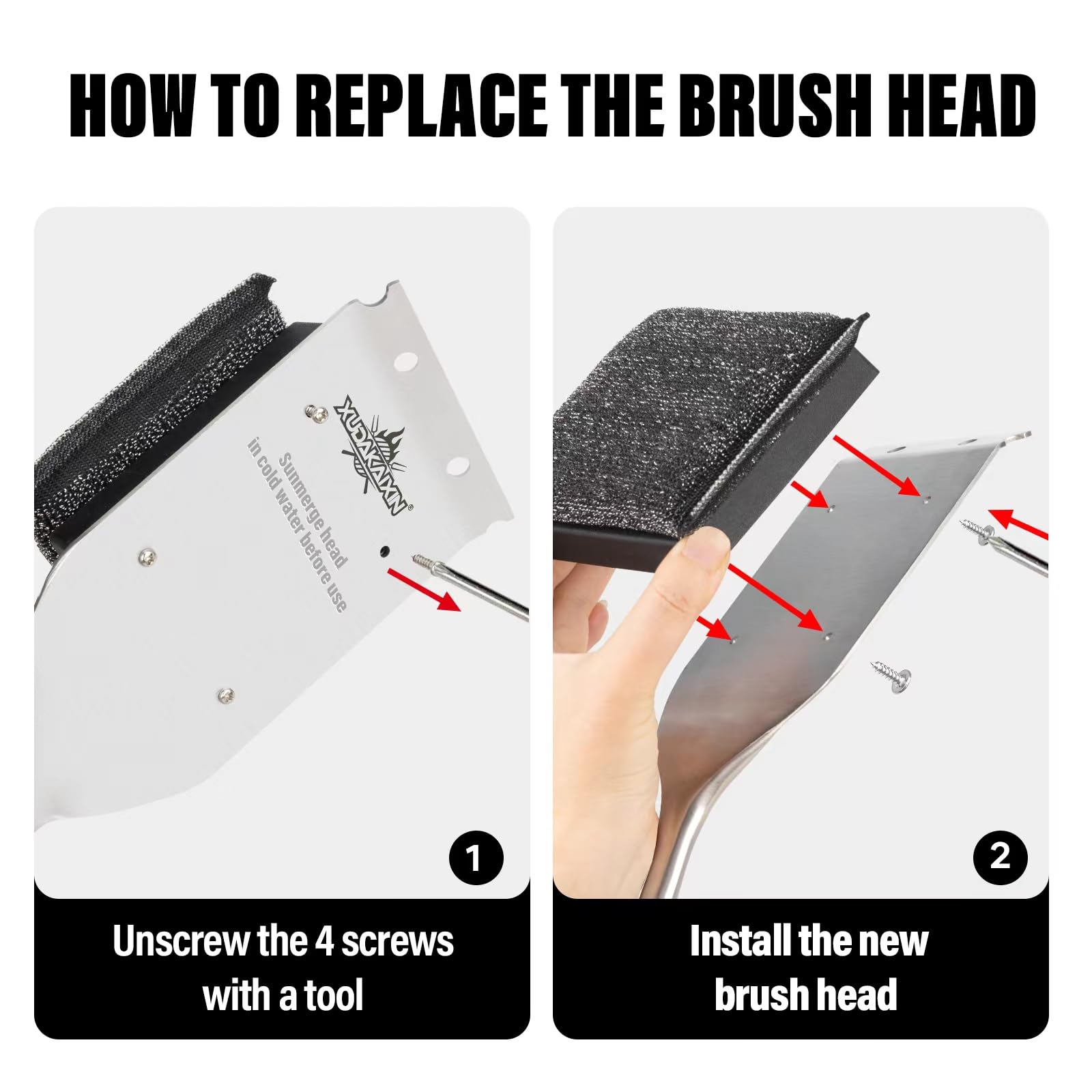 XUDAKAIXIN gift-ready grill brush for grilling enthusiasts