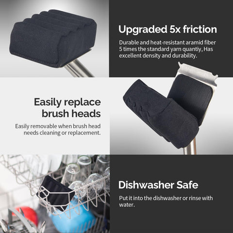XUDAKAIXIN compatible with porcelain and ceramic grills for versatile use