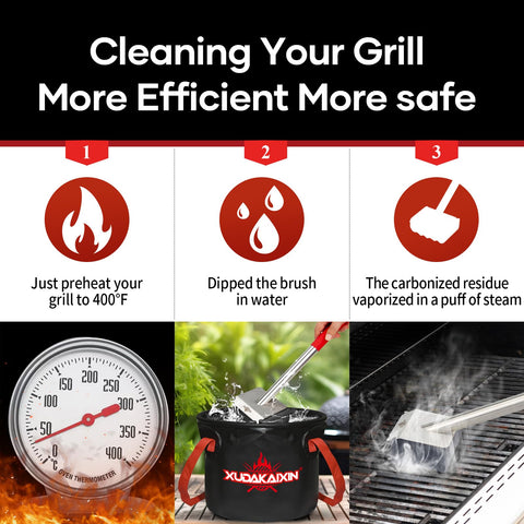 XUDAKAIXIN safe-for-cast-iron cleaning without bristles shedding