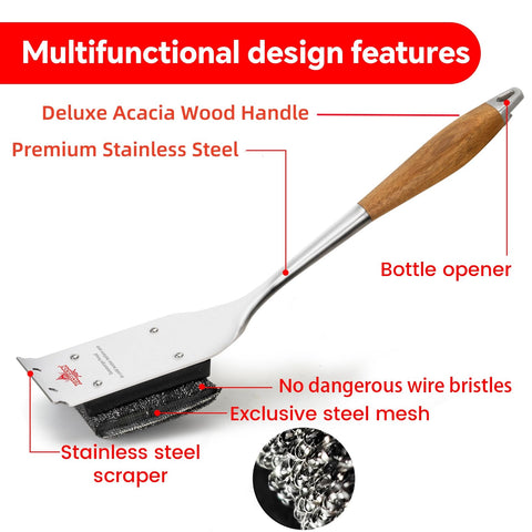 XUDAKAIXIN long handle design keeps hands away from heat