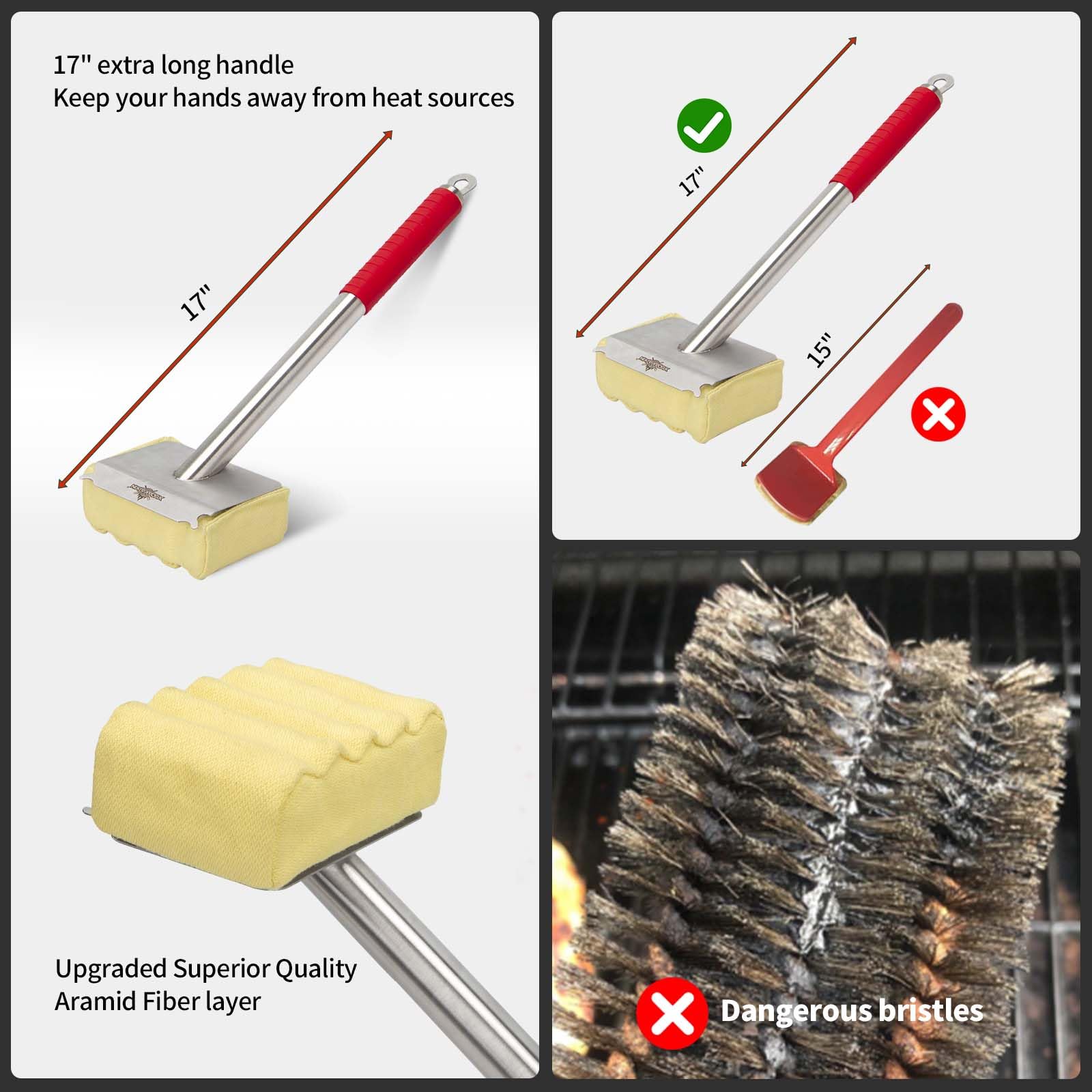 XUDAKAIXIN outdoor grill cleaning kit gift idea.