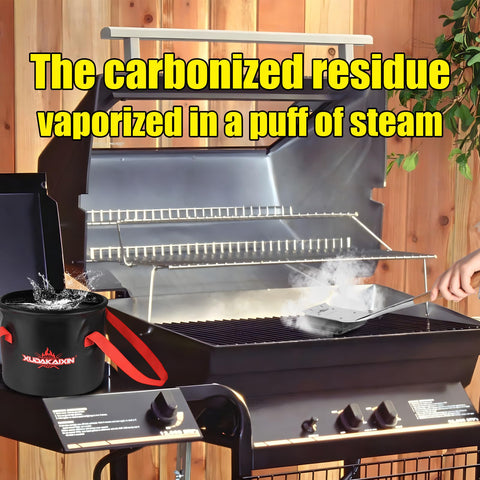 XUDAKAIXIN safety-focused cleaning on gas, charcoal, and electric grills