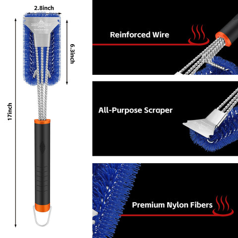XUDAKAIXIN stainless steel scraper powers through tough grime.