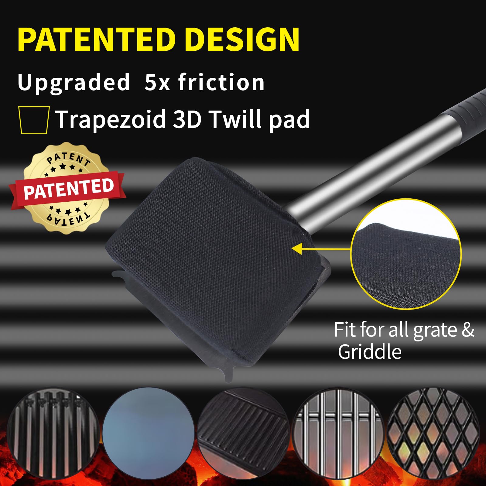XUDAKAIXIN steam grill brush versatile across grills including charcoal and gas.