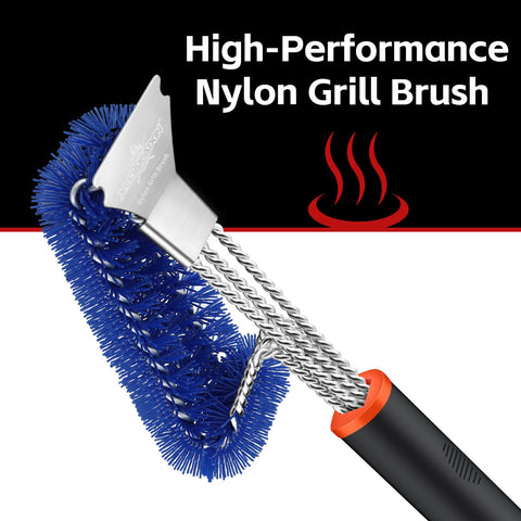 XUDAKAIXIN triple-bristle design speeds up cleaning on tight spots.