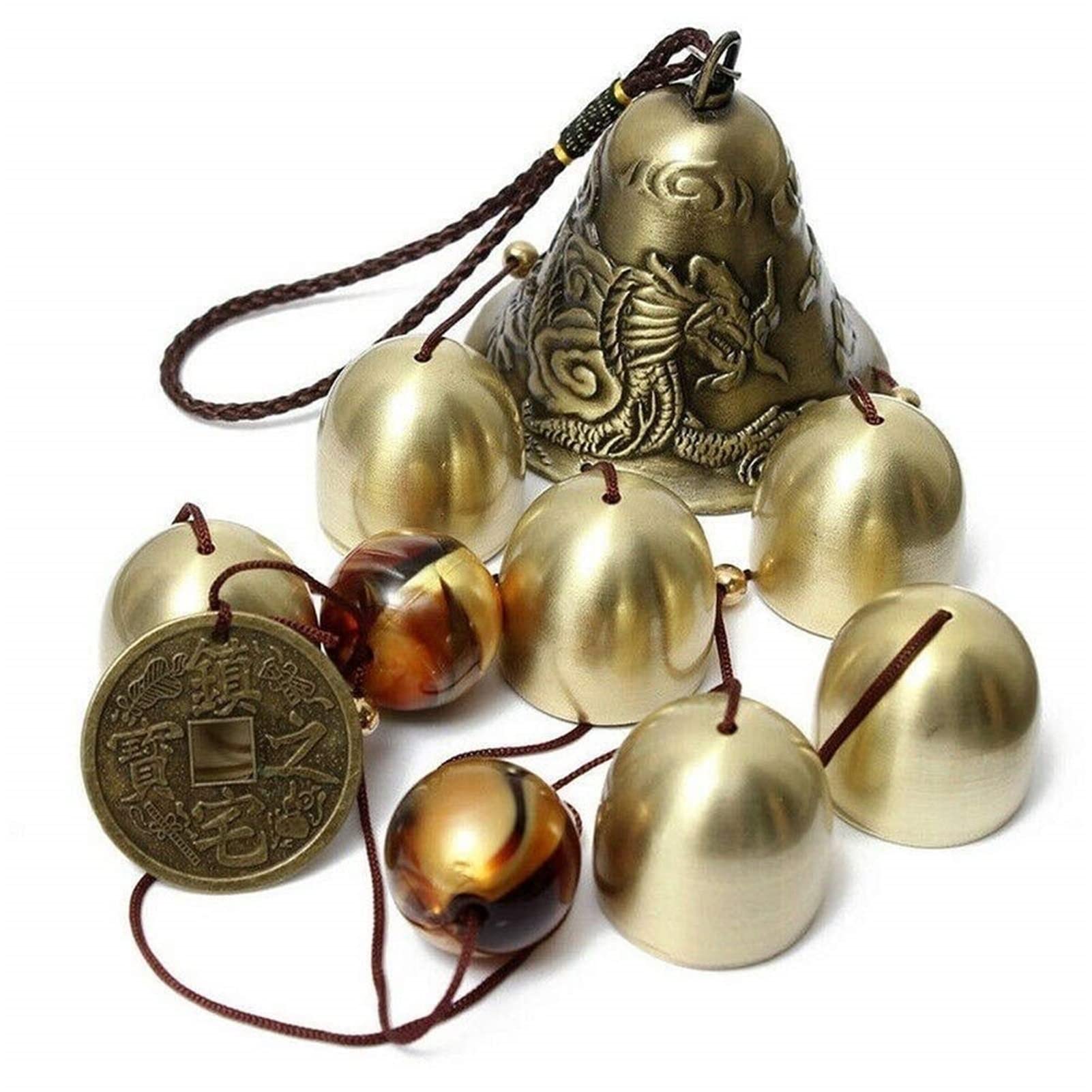 XUJIQI dragon bell wind chimes for good luck in homes and gardens.