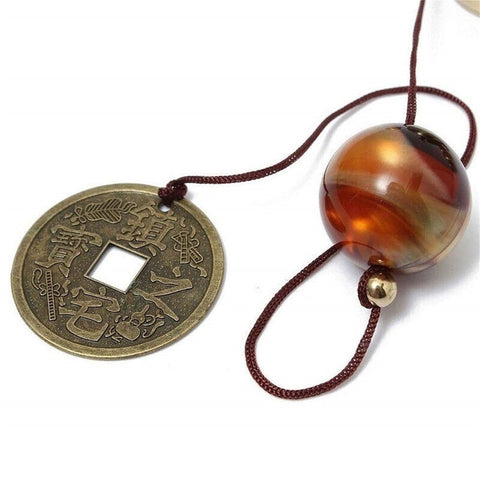 XUJIQI retro wind chime detail highlights craftsmanship and nostalgic charm.