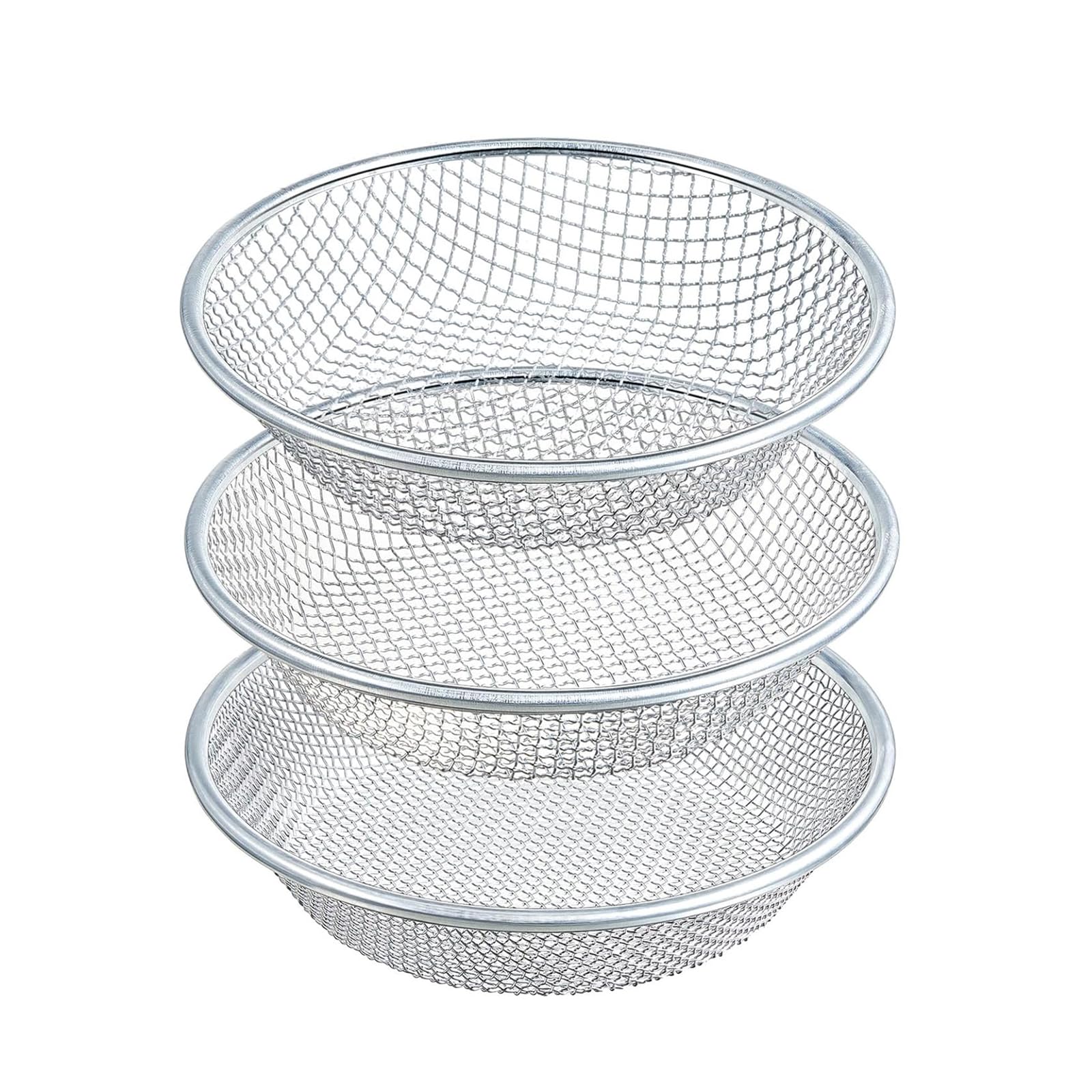 XULIFU 3PCS soil sifter gardening set for quick sieving in 5-gallon buckets.
