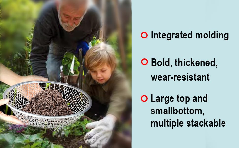 XULIFU galvanised construction for durable, rust-resistant sieve frames.