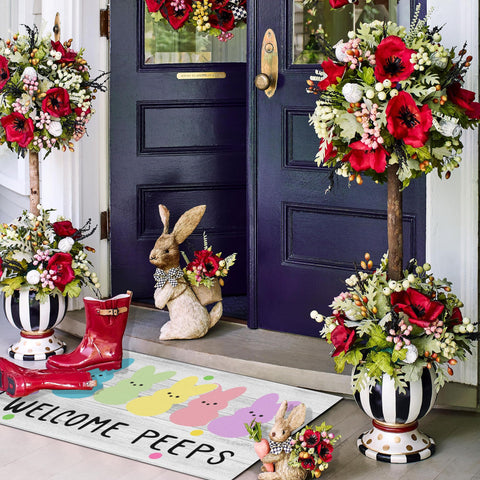 Xumuyin front door mat is easy to clean and maintain.