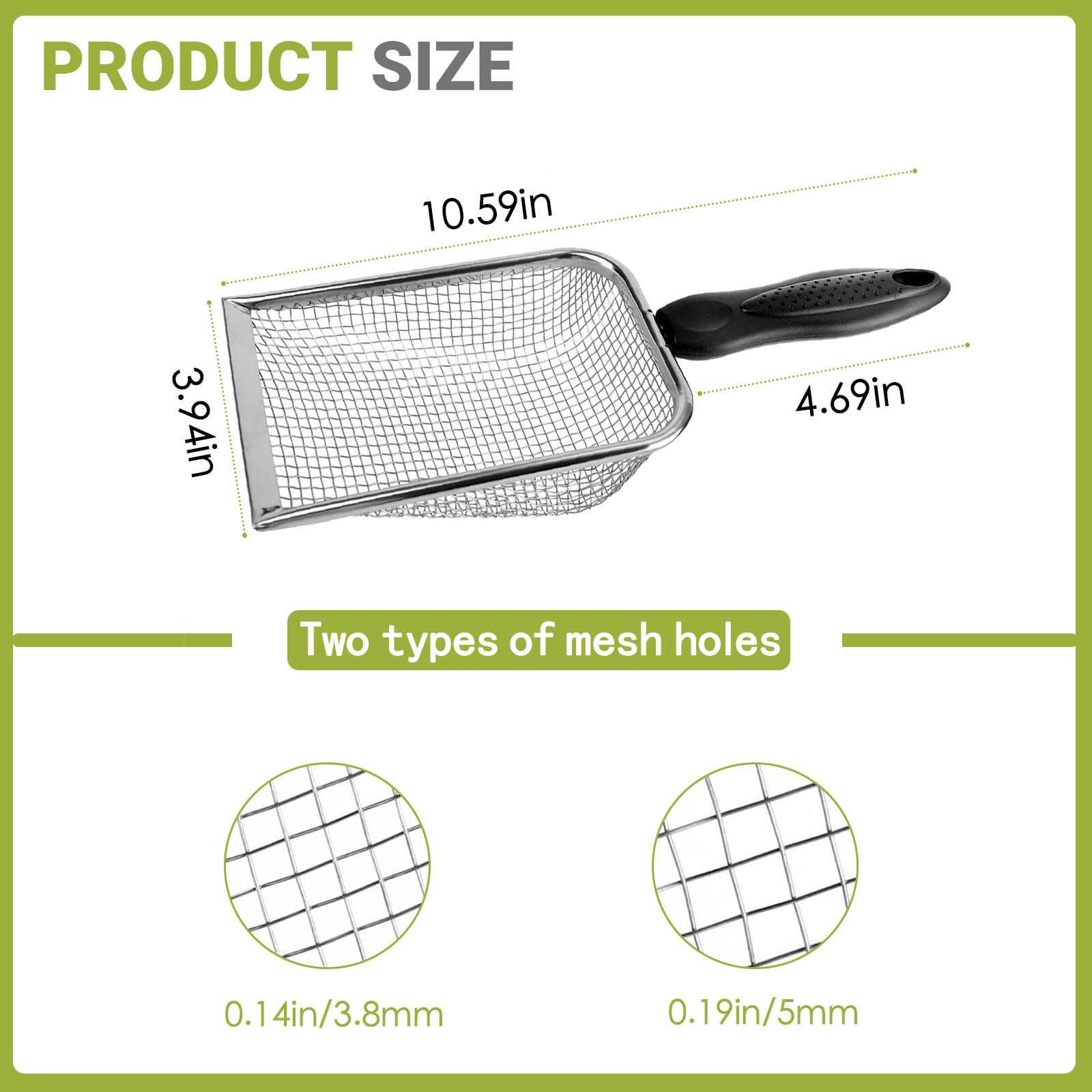 XUNYUQI handheld shovel with ergonomic handle ideal for precise screening.
