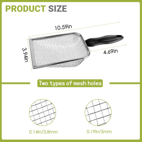 XUNYUQI handheld shovel with ergonomic handle ideal for precise screening.