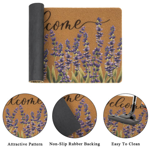 XuoAz coir entryway mat blends decor with practical dirt trapping.