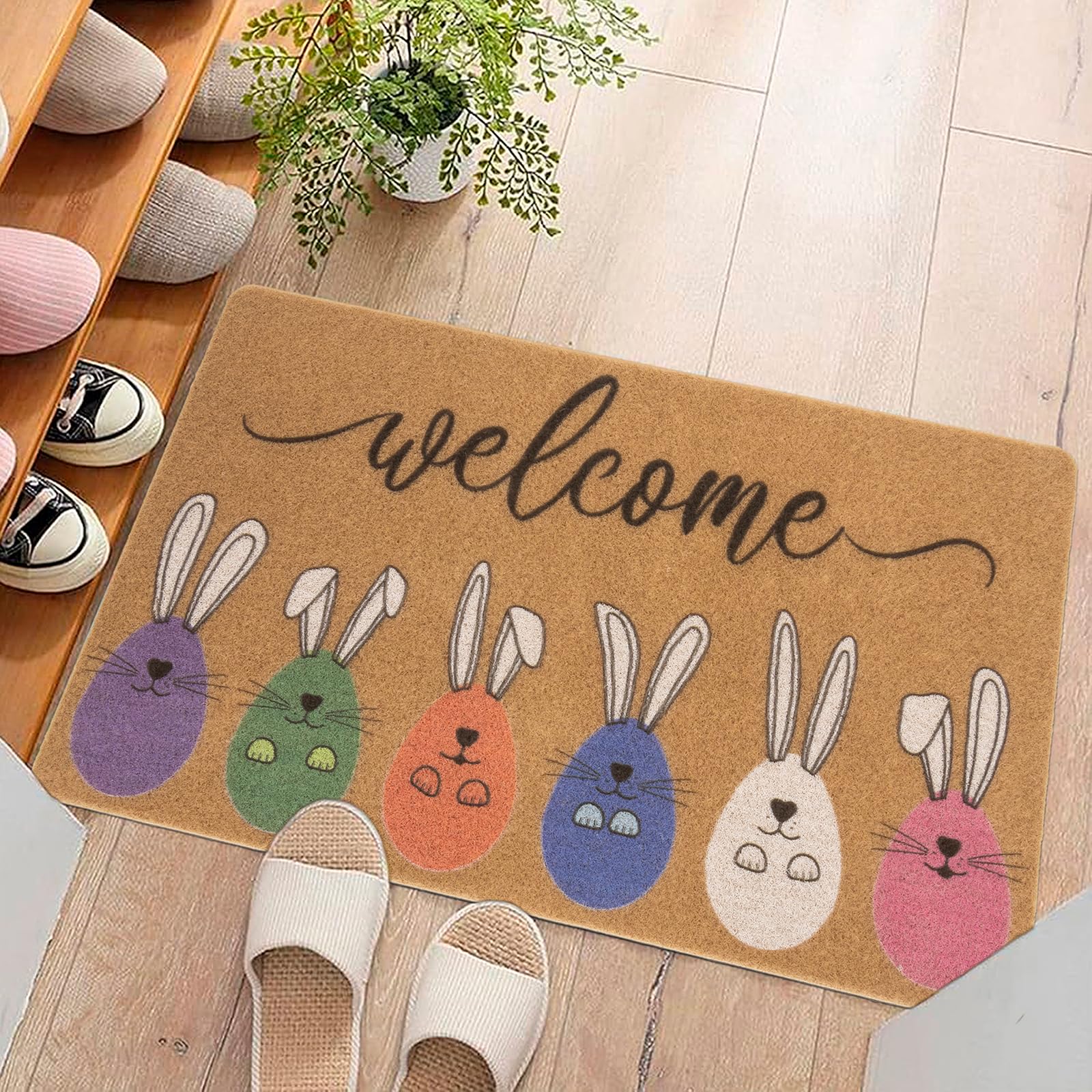 XuoAz durable coir mat endures busy entryways and seasonal wear