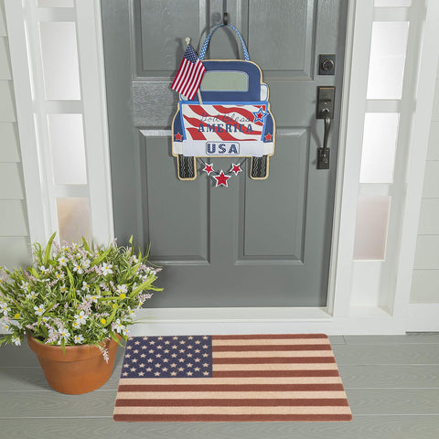 XuoAz non-slip back doormat for a stable outdoor entrance.