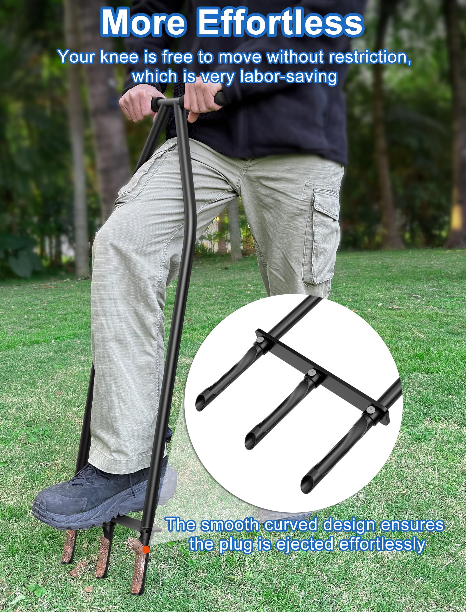 Xuperace alloy steel construction offers durability for years of lawn care.