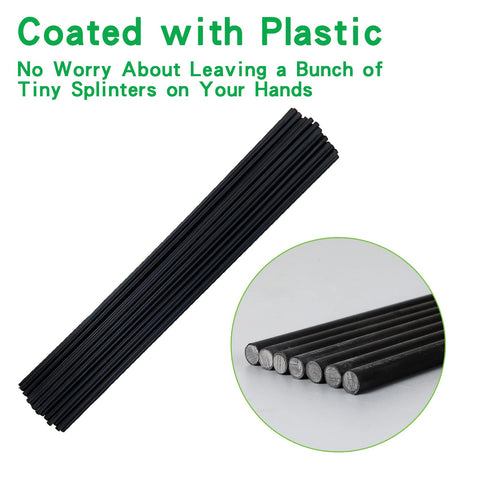 Xuwzenkl fiberglass hoops anchor into soil for a customizable grow tunnel solution.