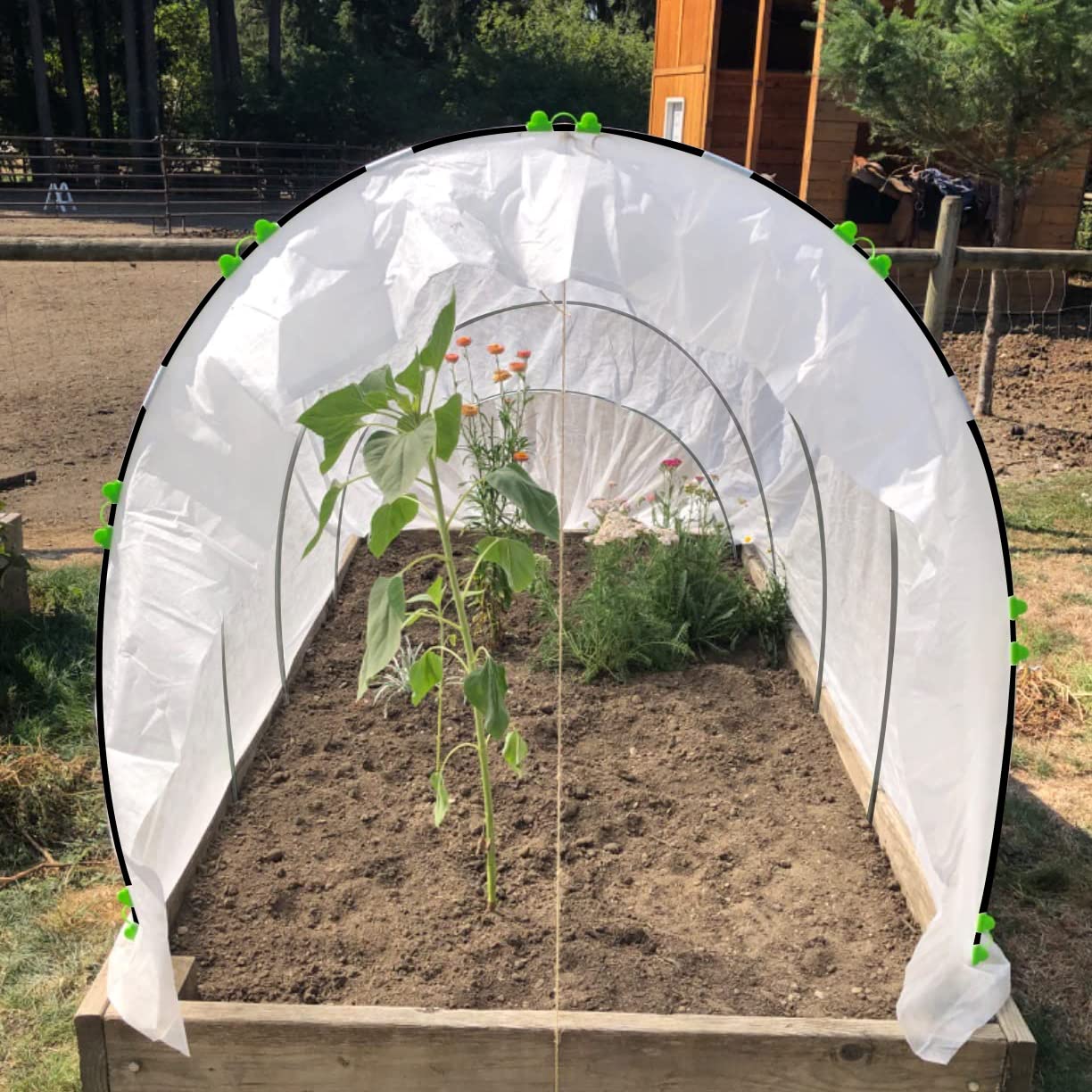 Xuwzenkl outdoor garden use showing versatile shelter for plants.