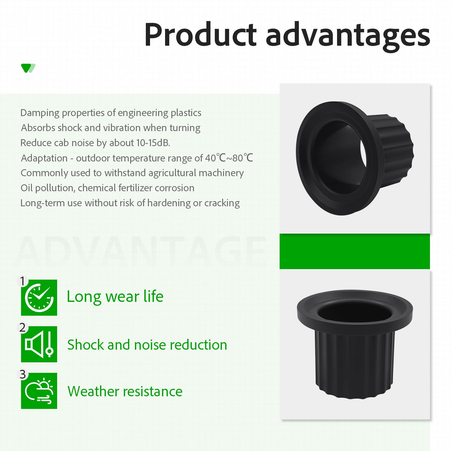 XVRTJ M167267 bushing in use on Z235 keeps linkage smooth and responsive.