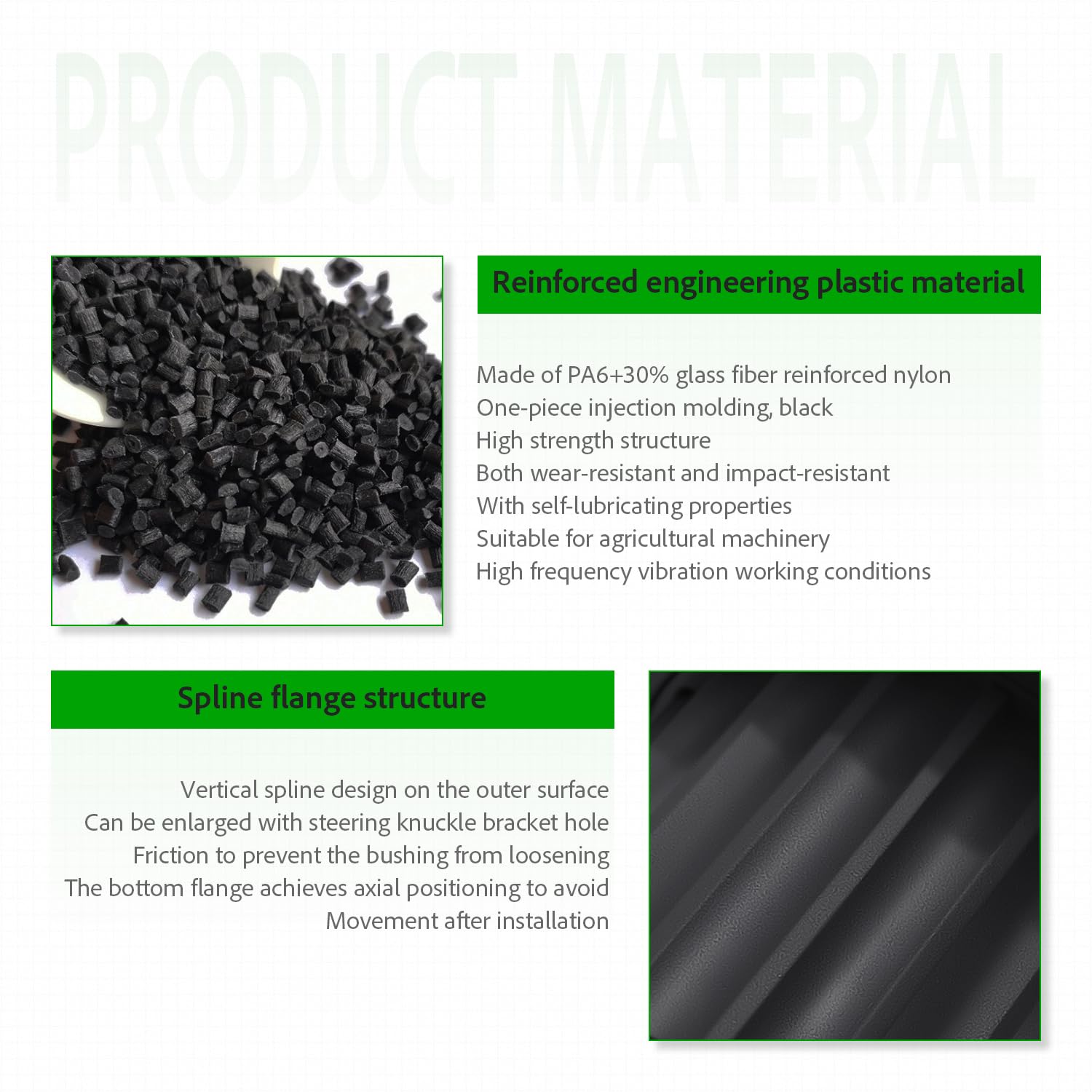 XVRTJ M167267 bushing set ensures consistent lawn care routine maintenance.