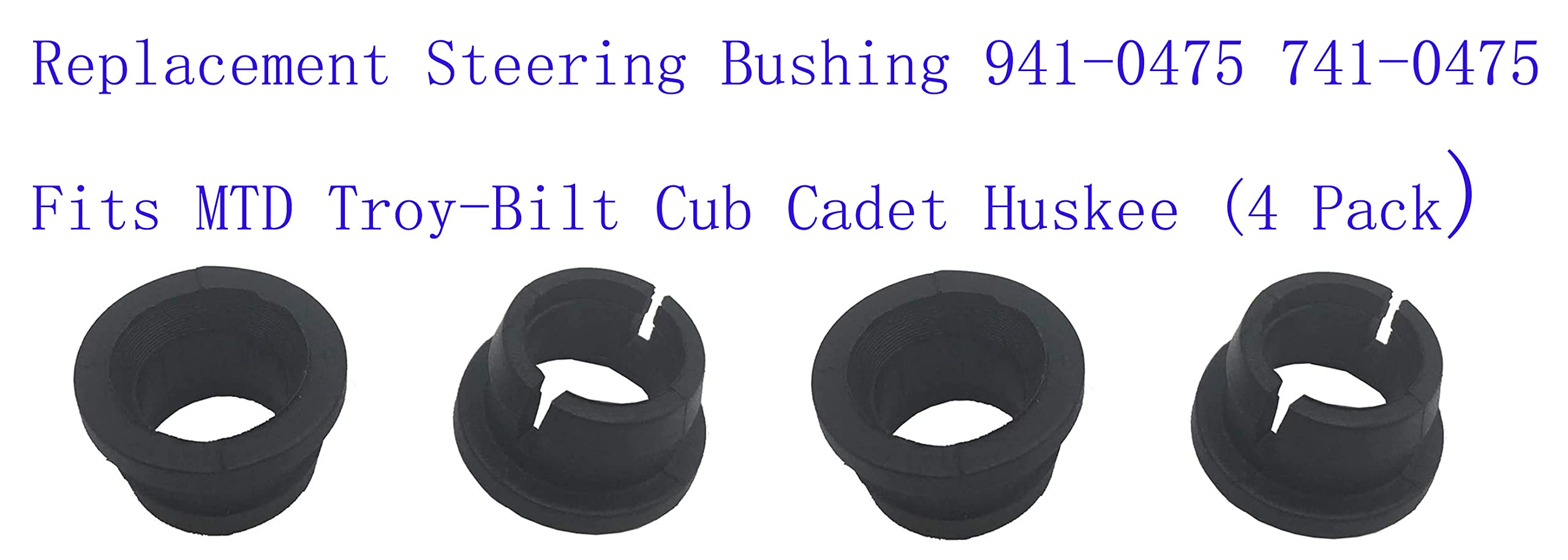 XVRTJ steering bushing used on rider, auger and chute assemblies for smooth operation.