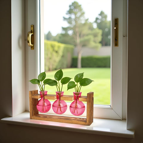 XXXFLOWER clear glass bulbs highlighting root growth during propagation