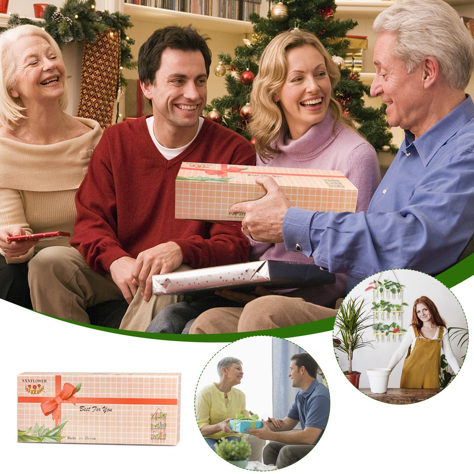  XXXFLOWER easy assembly propagation station hangs securely for flexible room placement.
