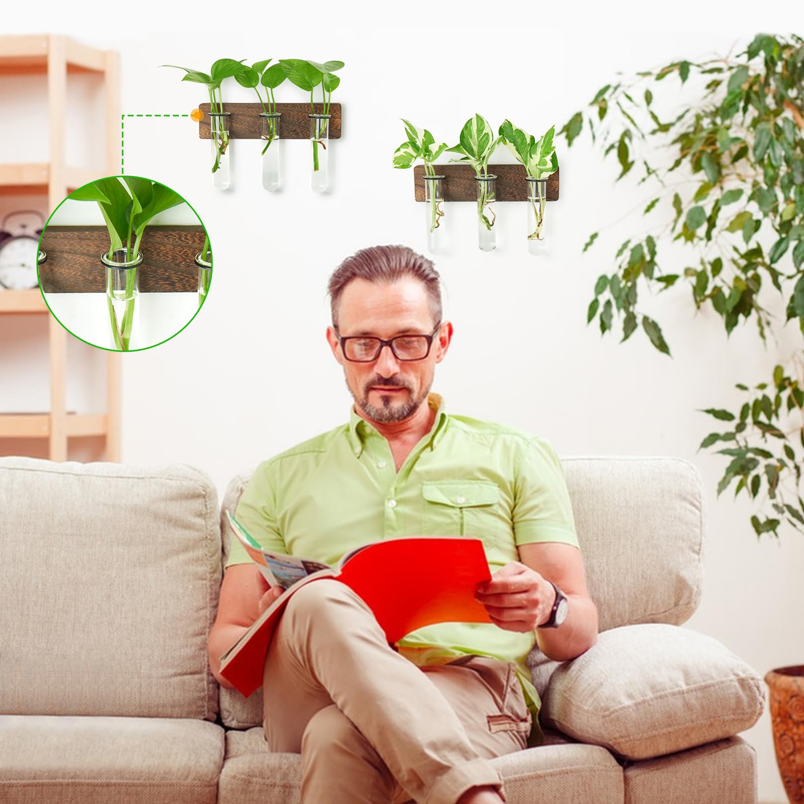 XXXFLOWER indoor plant display brings nature to living rooms, offices, and balconies.