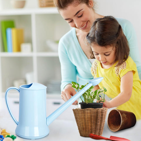XXXFLOWER in use watering an indoor plant setup