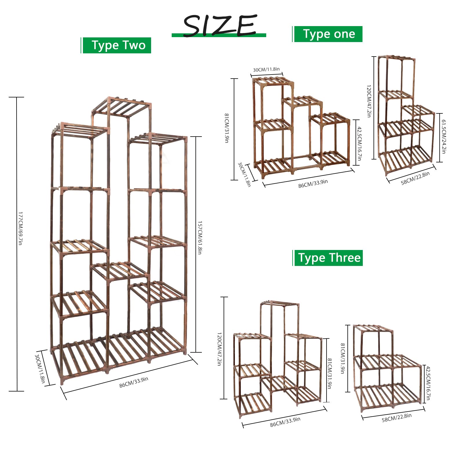 XXXFLOWER large-capacity plant rack displaying multiple pots on a tall frame.