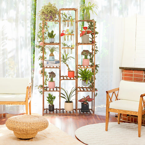 XXXFLOWER middle-tier with hanging propagation station for easy plant propagation.