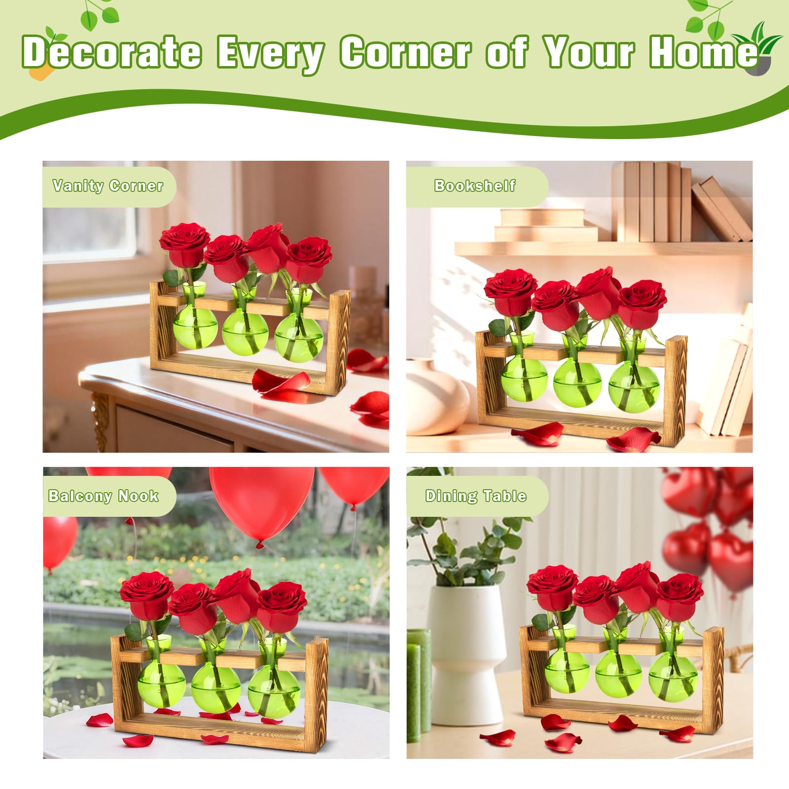 XXXFLOWER glass bulbs let you observe root growth clearly