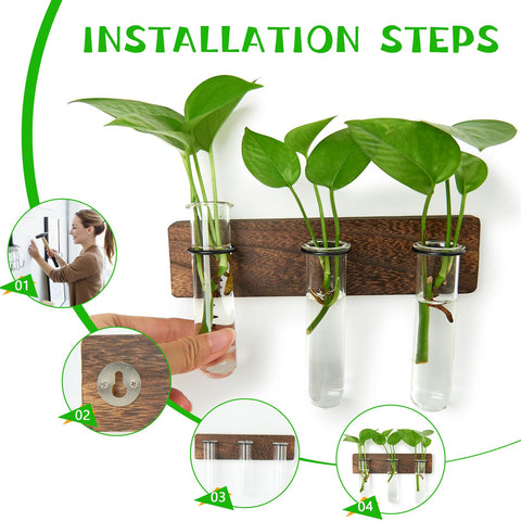 XXXFLOWER minimalist wooden shelves frame offers versatile placement with three independent units.