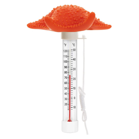 XY-WQ dolphin design floating pool thermometer for spa or pond temperature.