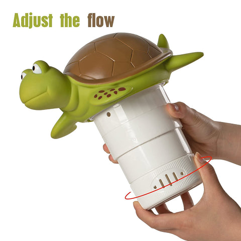 XY-WQ floater with flow adjustment twist ring for customized chlorine distribution.