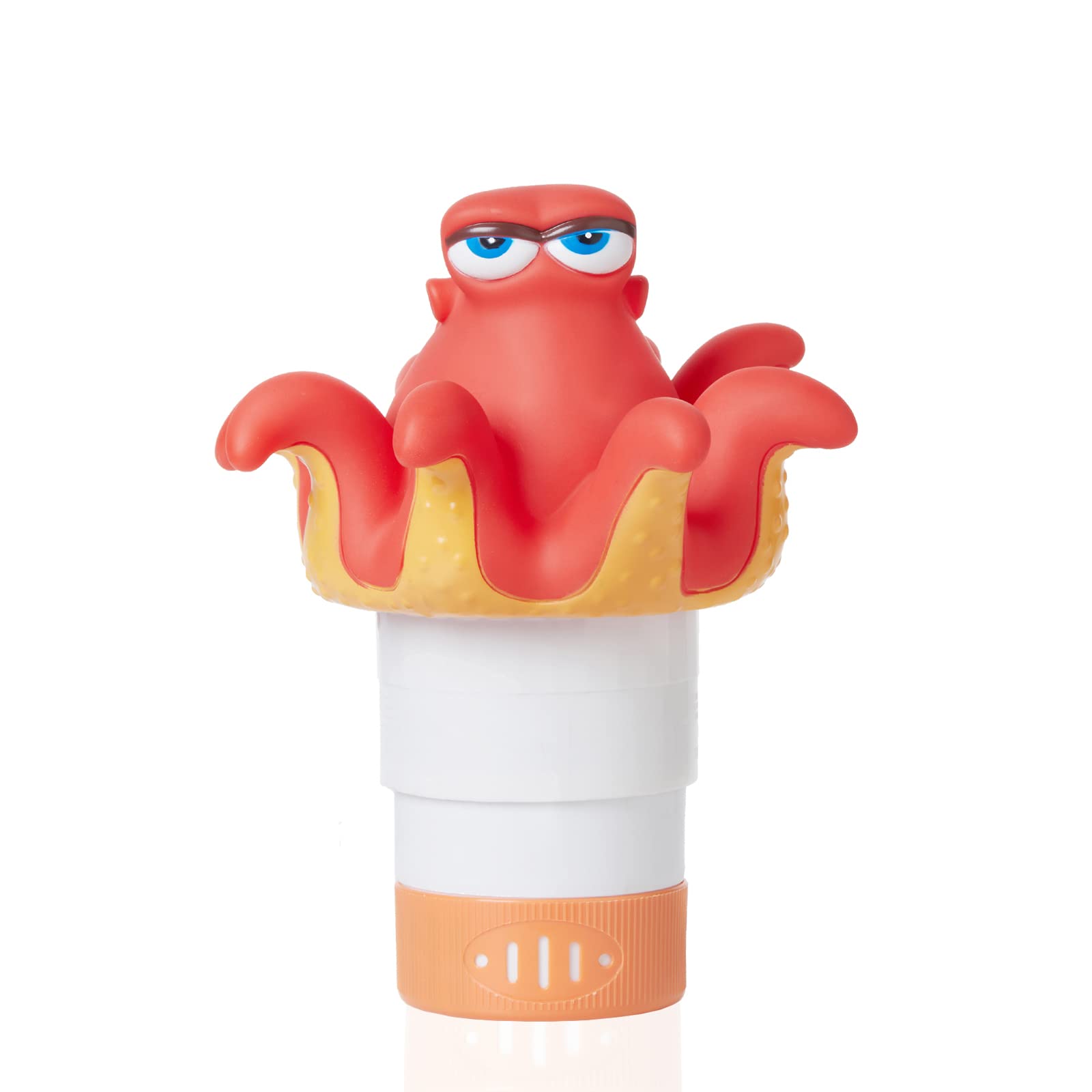 XY-WQ chlorine floater octopus top close-up for playful pool decor and steady dosing