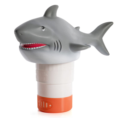 XY-WQ chlorine float shark top adds fun and steadies chlorine release