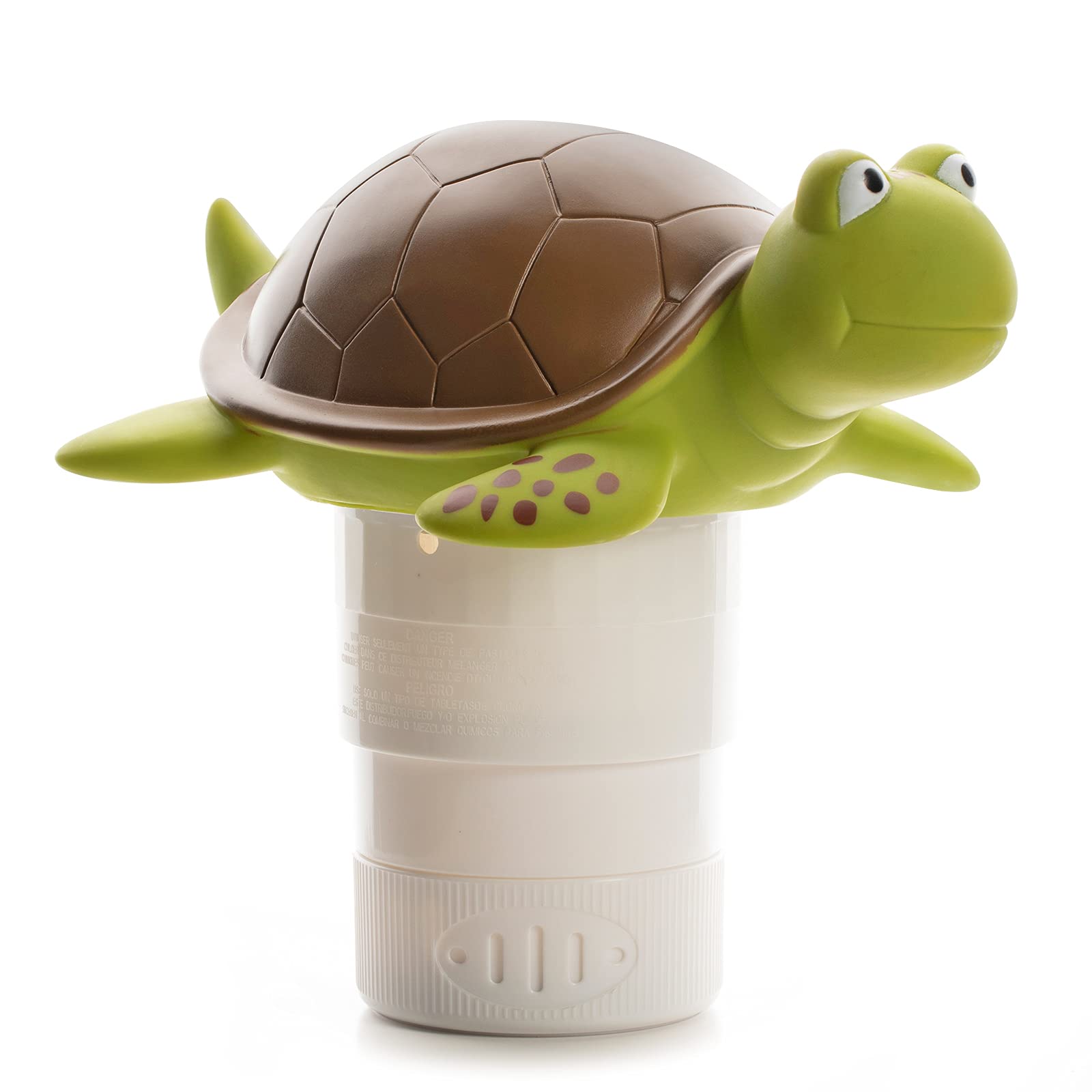 XY-WQ Turtle top chlorine floater showcasing playful pool décor and steady release.