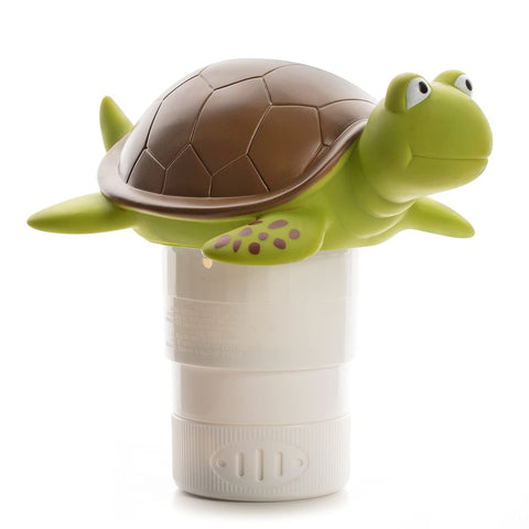XY-WQ Turtle top chlorine floater showcasing playful pool décor and steady release.