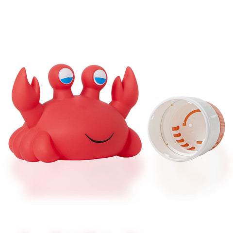 The crab-themed topper adds charm to your pool area while treating water.
